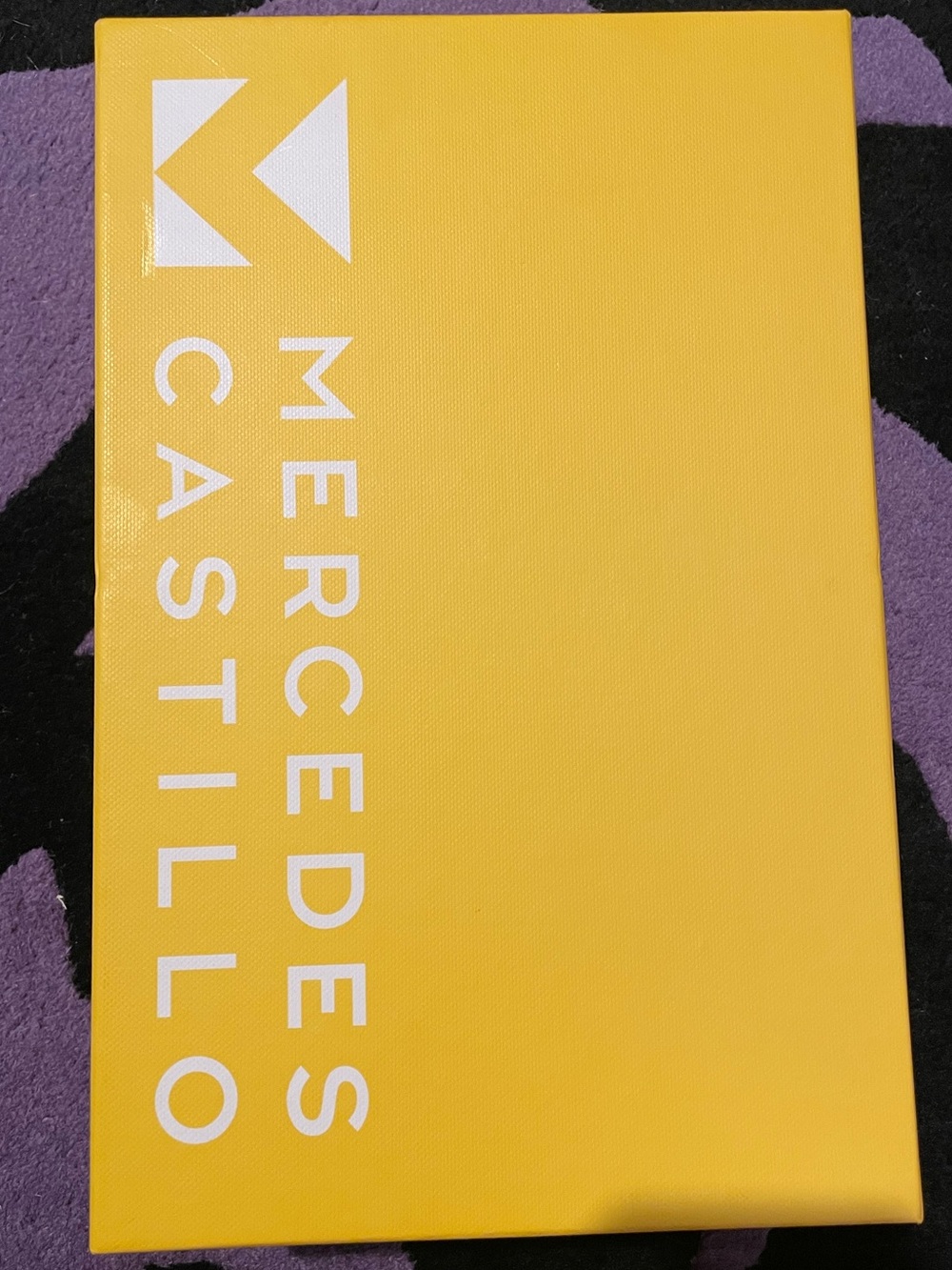 NWT Yellow Mercedes Castillo empty shoe box